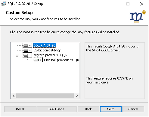 Custom Setup Dialog